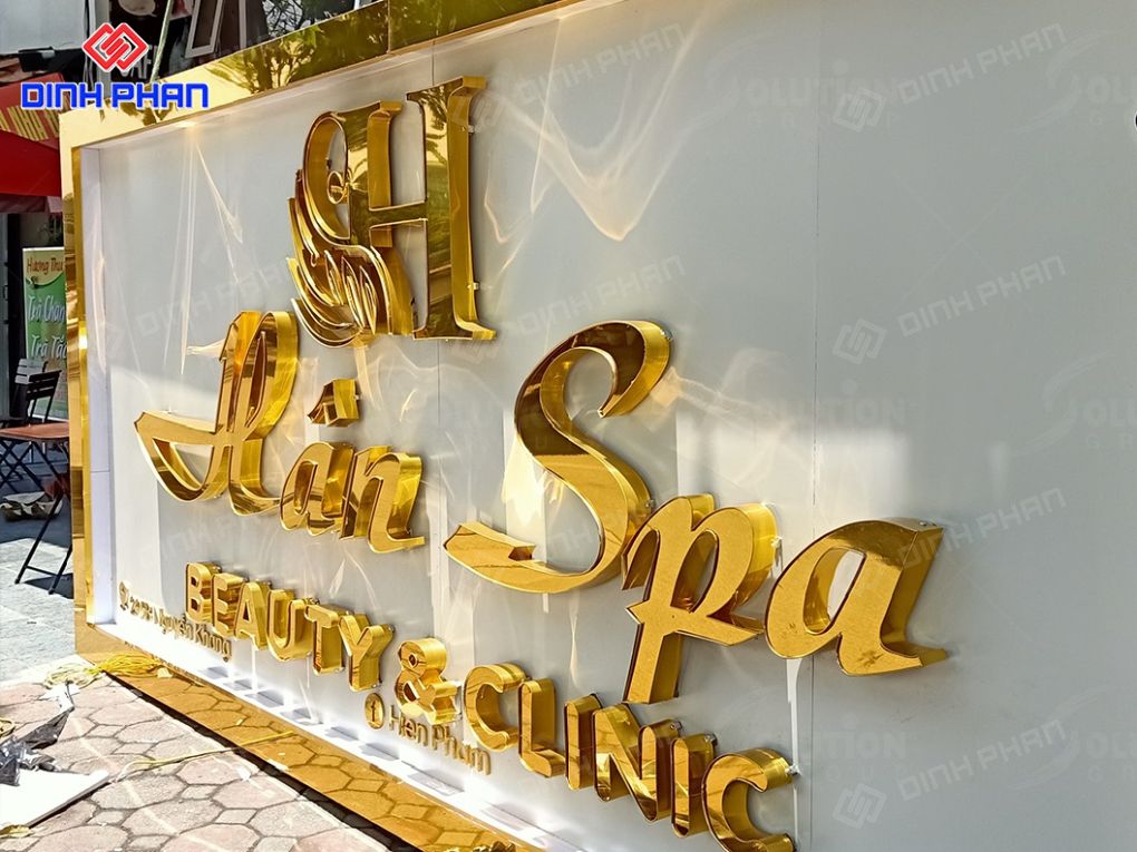 Làm biển Alu Chữ Nổi